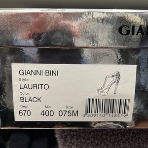Gianni Bini Laurito Black Size 7.5M